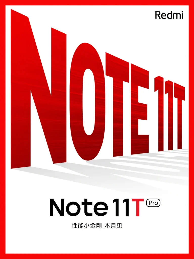 سری Redmi Note 11T در 24 می در چین عرضه می شود